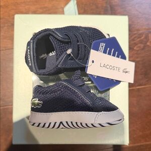 Lacoste Kids Dark Blue Sneakers